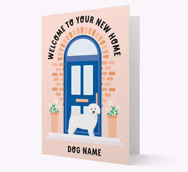 Welcome To Your New Home: Personalized {breedFullName} Card